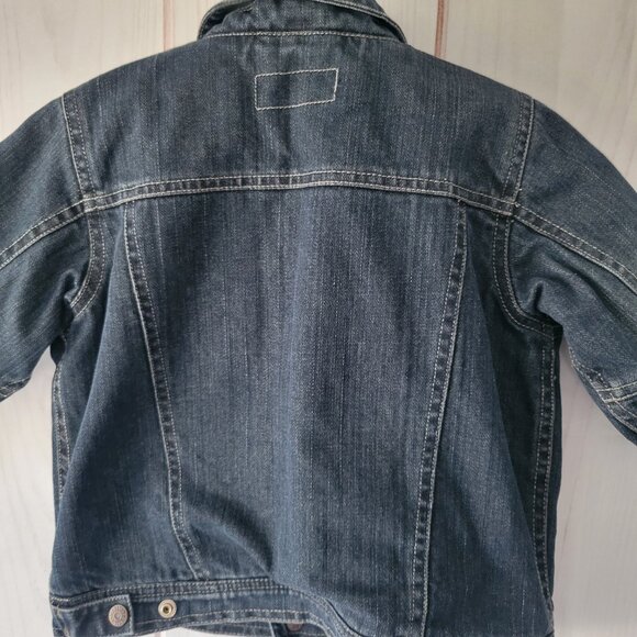 The Children’s Place Lined Denim Jean Jacket, Girl 4T, Snap Front Closure, Lined - Picture 9 of 15